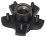 Trailer Axle Hub Dexter Axle 008-256-07 Fits Dexter 2300 to 4000 Pounds Axles, Plain, Painted Gray, 5 x 5" Bolt Pattern, 3500 Pounds Capacity - Young Farts RV Parts