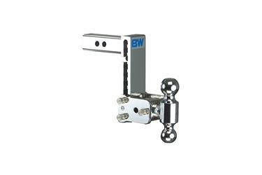 Trailer Hitch Ball Mount B&W Trailer Hitches TS10040C Tow & Stow Model 10, Class IV, Fits 2" Receiver, 10000 Pound Gross Trailer Weight/ 1000 Pound Tongue Weight, 7" Drop/ 7 - 1/2" Rise, Dual Ball - 2" And 2 - 5/16" - Young Farts RV Parts