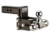 Trailer Hitch Ball Mount B&W Trailer Hitches TS10047B Tow & Stow Model 6, Class IV, Fits 2" Receiver, 10000 Pound Gross Trailer Weight/ 1000 Pound Tongue Weight, 3" Drop/ 3 - 1/2" Rise, Tri Ball - 1 - 7/8" And 2" And 2 - 5/16" - Young Farts RV Parts