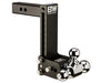 Trailer Hitch Ball Mount B&W Trailer Hitches TS10050B Tow & Stow Model 12, Class IV, Fits 2" Receiver, 10000 Pound Gross Trailer Weight/ 1000 Pound Tongue Weight, 9" Drop/ 9 - 1/2" Rise, Tri Ball - 1 - 7/8" And 2" And 2 - 5/16" - Young Farts RV Parts