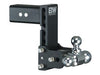 Trailer Hitch Ball Mount B&W Trailer Hitches TS30049B Tow & Stow Model 10, Class V, Fits 3" Receiver, 21000 Pound Gross Trailer Weight/ 2100 Pound Tongue Weight, 7 - 1/2" Drop/ 7" Rise, Tri Ball - 1 - 7/8" ( Rated At 3500 Pounds) And 2" (Rated At 7500 Pounds) A - Young Farts RV Parts