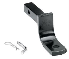 Trailer Hitch Ball Mount Draw-Tite 3593 Class I, Fits 1-1/4" Receiver, 2000 Pound Gross Trailer Weight 200 Pound Tongue Weight Capacity/ Fixed 2-1/8" Rise, 2-3/4" Drop, 3/4" Ball Hole, 6-5/8" Hollow Shank, Non Swivel, Non Extendable, Painted, Black, Steel - Young Farts RV Parts