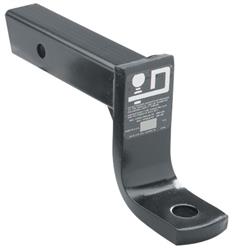 Trailer Hitch Ball Mount Draw-Tite 40346 Easy Load, Class III/ IV, Fits 2" Receiver, 6000 Pound Gross Trailer Weight/ 600 Pound Tongue Weight, 6" Drop/ 4-3/4" Rise, Non-Swivel, Non-Extendable, 9-1/2" Shank, 1" Ball Hole, Without Ball, Powder Coated, Black - Young Farts RV Parts