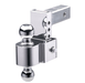 Trailer Hitch Ball Mount Fastway Trailer Products 42 - 00 - 2400 Flash E Series, Class III, Fits 2" Receiver, 10000 Pound Gross Trailer Weight/ 1000 Pound Tongue Weight, Adjustable, 4" Drop/ 5" Rise, Non - Swivel, Non Extendable, Aluminum - Young Farts RV Parts