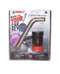 Trailer Hitch Pin BOLT Locks/ Strattec Security 7018445 Bent Pin, 5/8" Diameter, 3.55" Length, For Use With Class III/IV/V Hitch, With Keyed Lock, With Dust Cover, 75 Groove Port, Single - Young Farts RV Parts