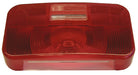 Trailer Light Lens Peterson Mfg. V25924 - 25 Replacement Lens For Peterson Trailer Light Part Number 25924, Rectangular, Red, Snap - On - Young Farts RV Parts