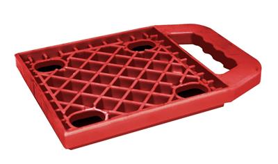 Trailer Stabilizer Jack Stand Pad Valterra A10-0923 Use To Stabilize Jack Foot and Keep It From Sinking, Small/ 6" x 6", With Handle, Set Of 4 - Young Farts RV Parts