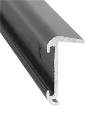 Trim Molding AP Products 021-57402-16 Insert Roof Edge Type, 1-1/16" Height x 5/8" Width x 16 Foot Length, Black, Aluminum - Young Farts RV Parts
