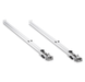 Universal Awning Arm Set Tall - White - Young Farts RV Parts