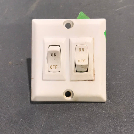 Used 12v RV DOUBLE Light Switch - Young Farts RV Parts