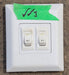 Used 12v RV Double Light Switch - Young Farts RV Parts