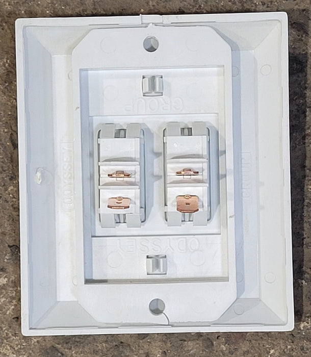 Used 12v RV Double Light Switch - Young Farts RV Parts