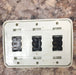 Used 12v RV Triple Light Switch - Young Farts RV Parts