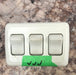 Used 12v RV Triple Light Switch - Young Farts RV Parts