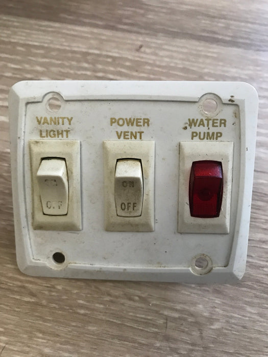 Used 12v RV Triple Switch - Young Farts RV Parts