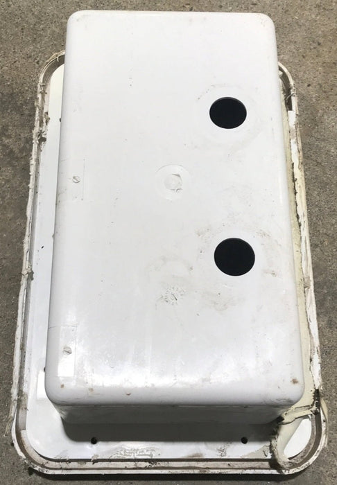 Used 13 1/2" W RV Access Hatch - Outdoor Shower - Young Farts RV Parts