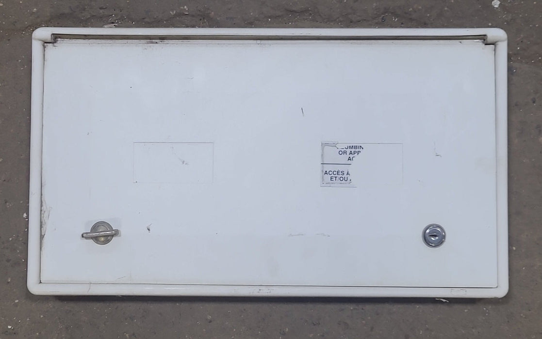 Used 18 1/4" W RV Access Hatch - Young Farts RV Parts