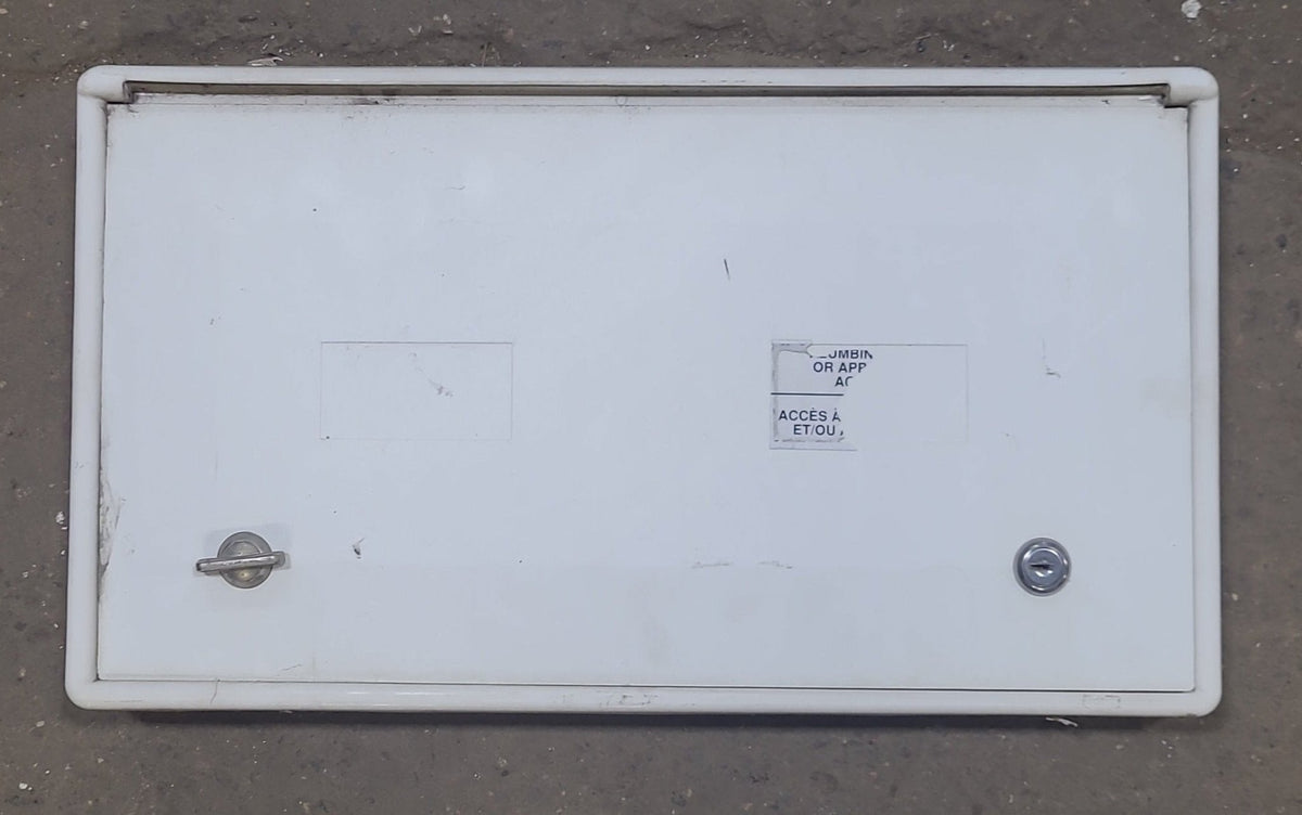 Used RV Access Hatch Set Up 24