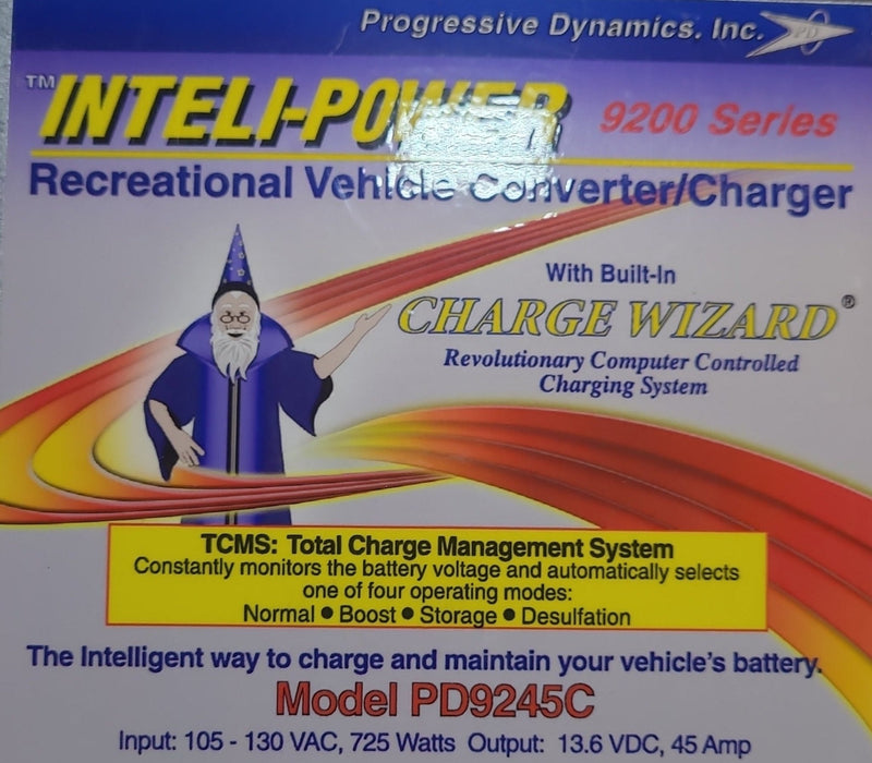 Used 30 AMP Inteli-Power Converter Charger - PD9245C - Young Farts RV Parts