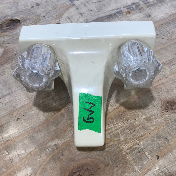 Used 4" Bathroom Faucet Bone - Young Farts RV Parts