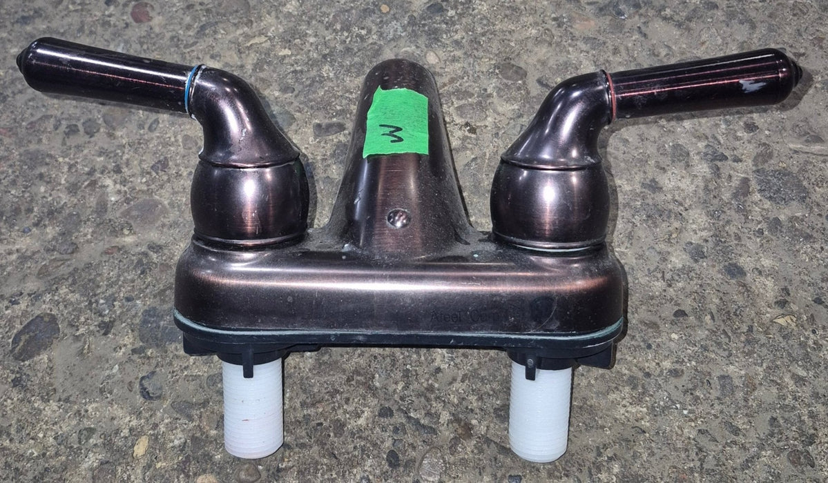 Used 4" Bathroom Faucet Bronzed - Young Farts RV Parts