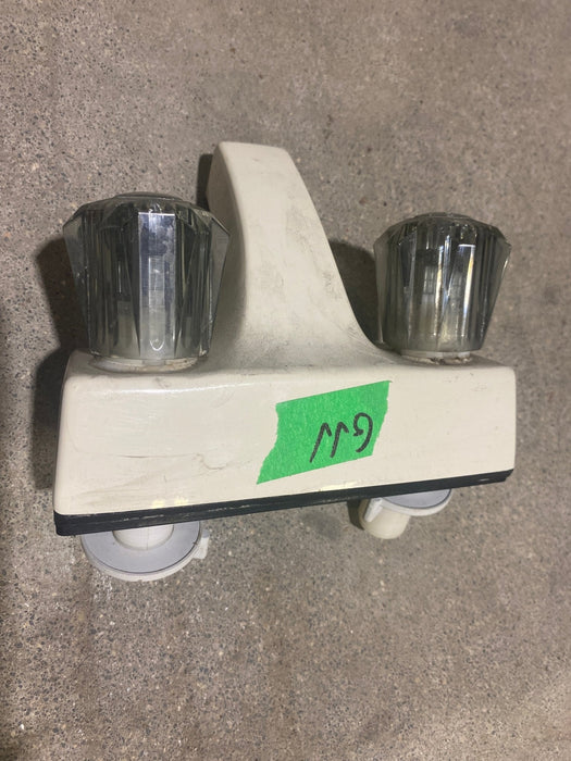Used 4" Bathroom Faucet Off White
