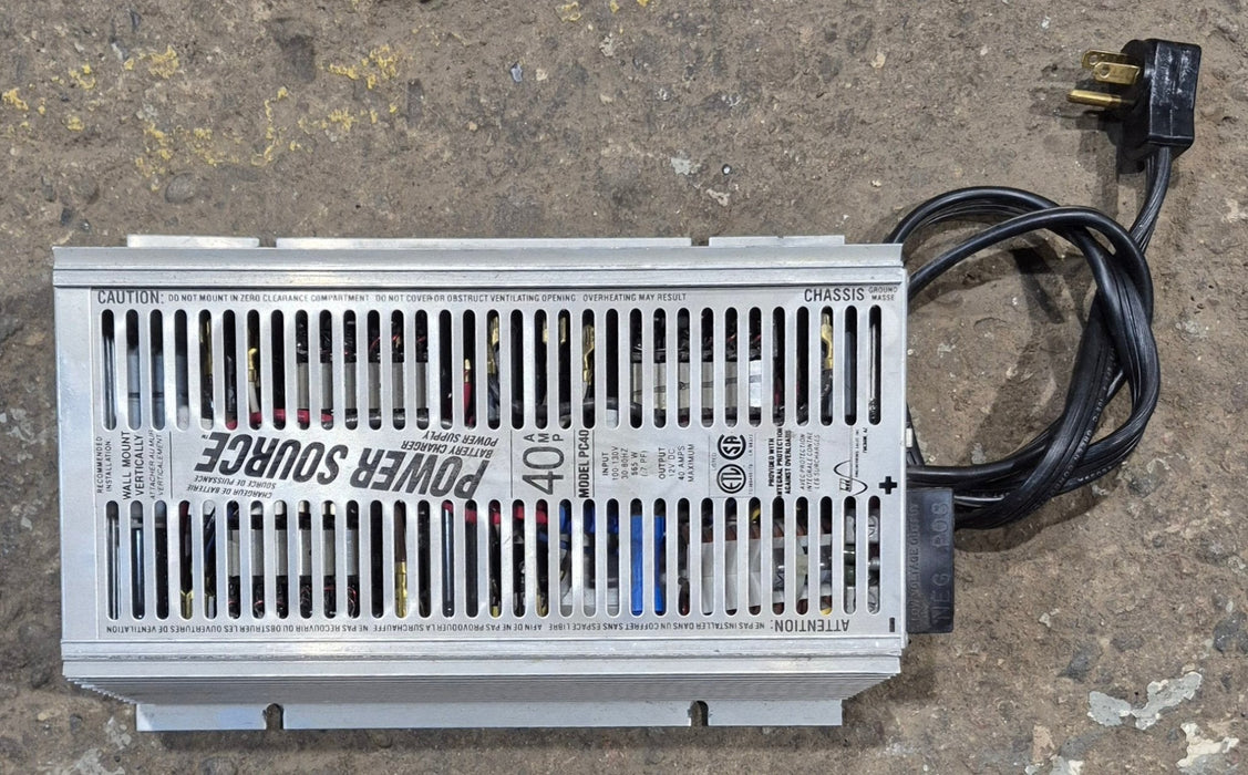 Used 40 AMP POWER SOURCE Power Station - Model PC40 - Young Farts RV Parts
