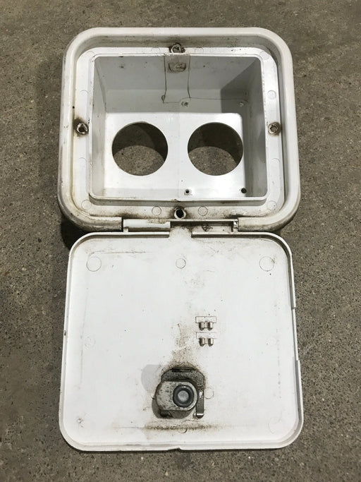 Used 6 1/2" W RV Access Hatch - Young Farts RV Parts