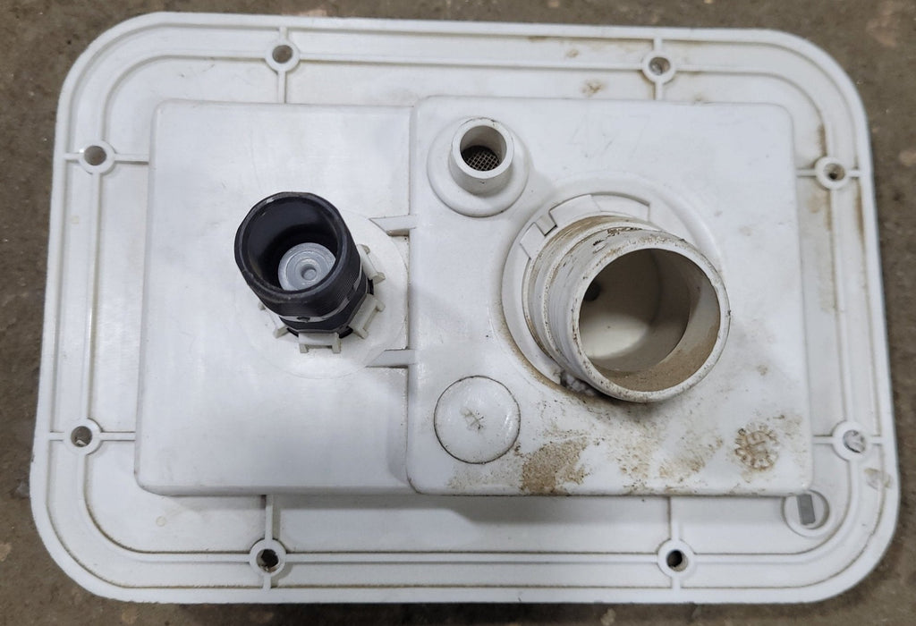 Used 7 1/2" W RV City/Gravity Water Inlet - Young Farts RV Parts
