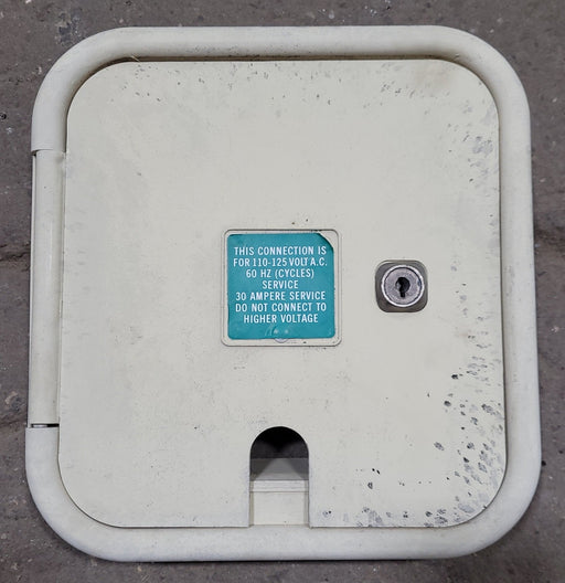 Used 8 3/4" W RV Access Hatch - Young Farts RV Parts