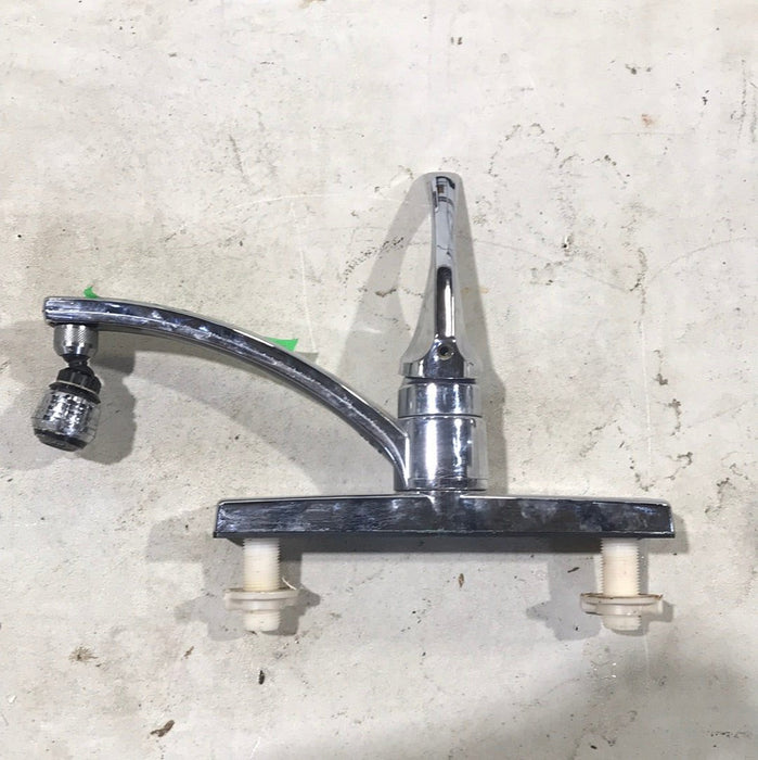 Used 8" Kitchen Faucet Chrome with Single Chrome Lever Handle V5308 - Young Farts RV Parts