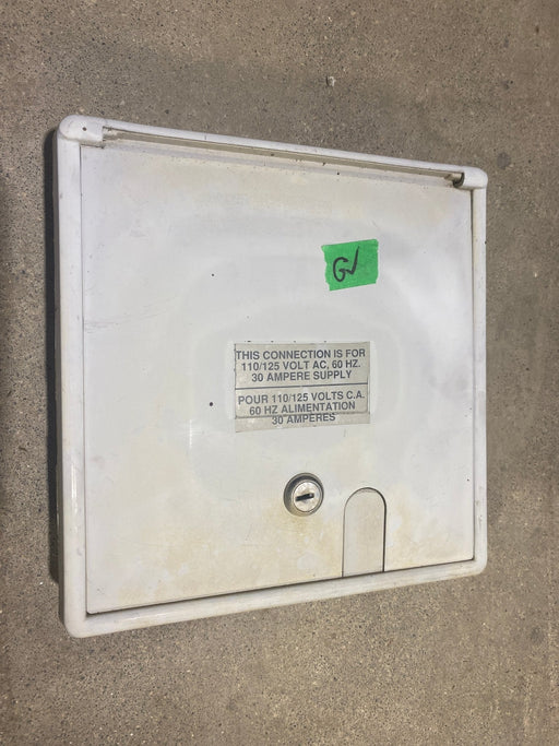 Used 9 1/2" W RV Access Hatch - Young Farts RV Parts