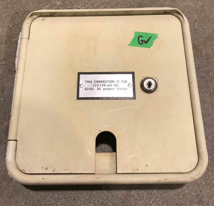 Used 9 1/2" W RV Access Hatch - Young Farts RV Parts