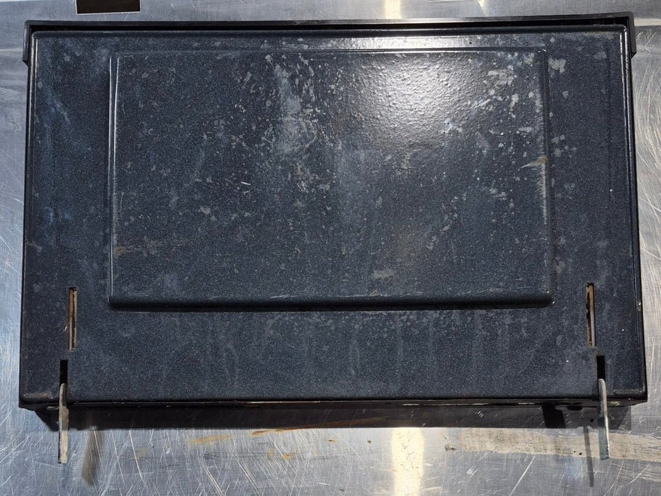 Used Atwood / Wedgewood Stove Door - 51850 - 20 3/4" x 13 1/2" - Young Farts RV Parts