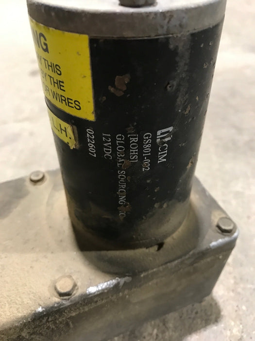 Used Barker RV Slide Out Motor - BARKER GS801 - 002 - Young Farts RV Parts