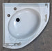 Used Bathroom Corner Sink, Off White - 18 1/2" x 19 1/2" x 5 1/2" D - Young Farts RV Parts