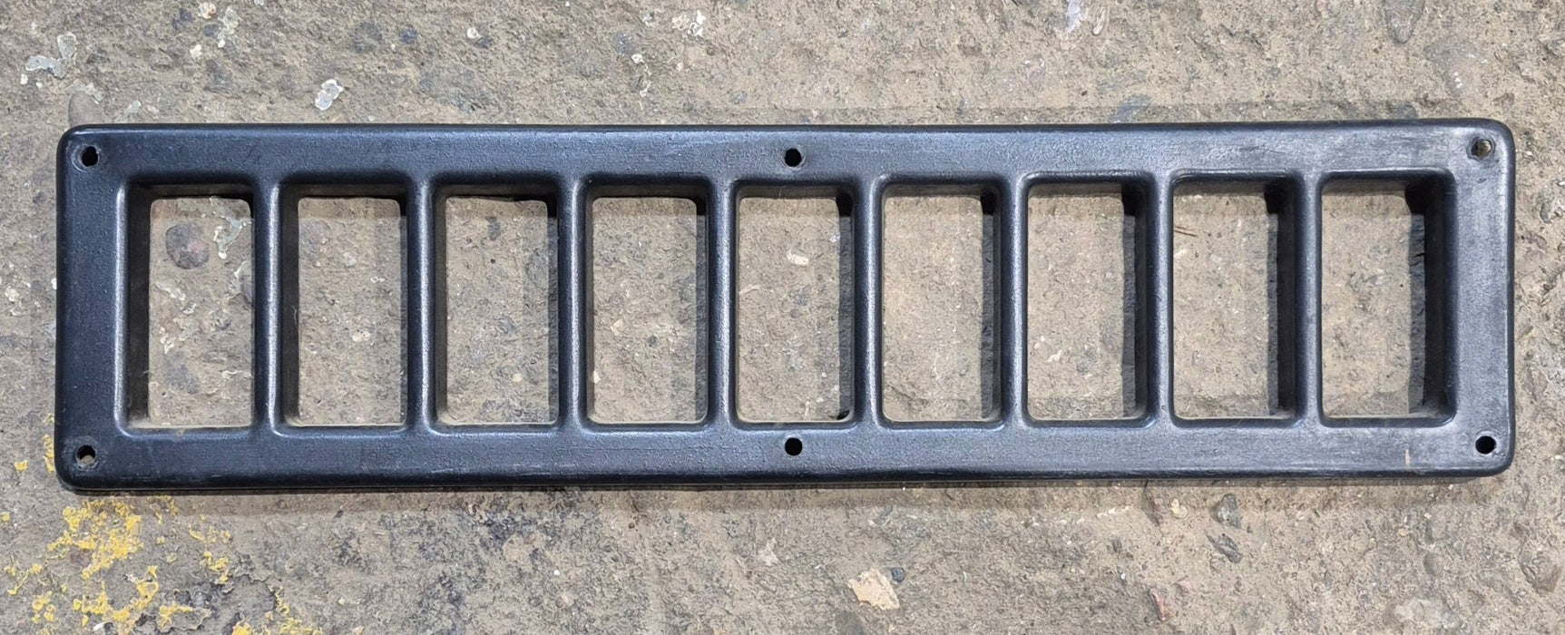 Used Black Floor Register - 15 3/8" x 3 7/8" - Young Farts RV Parts