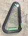 Used Black Radius Angled Non Opening Window : 26" W X 13" H X 2" D - Young Farts RV Parts