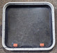 Used Black Radius Emergency Opening Window : 23 1/2" W x 21 3/4" H x 1 3/4" D - Young Farts RV Parts