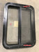 Used Black Radius Emergency Opening Window : 29 1/2" W X 29 1/2" H X 2" D - Young Farts RV Parts