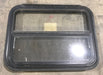 Used Black Radius Emergency Opening Window : 29 1/2" W X 29 1/2" H X 2" D - Young Farts RV Parts