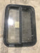 Used Black Radius Emergency Opening Window : 29 1/2" W X 29 1/2" H X 2" D - Young Farts RV Parts