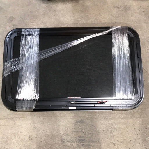 Used Black Radius Emergency Opening Window : 35 1/2 X 21 1/4 X 1 1/4" D - Young Farts RV Parts