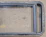 Used Black Radius Emergency Opening Window : 37 3/4" W x 21 3/4" H x 1 3/4" D - Young Farts RV Parts