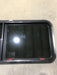 Used Black Radius Emergency Opening Window : 41 1/2" W x 21 1/2" H x 1 7/8" - Young Farts RV Parts