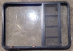 Used Black Radius Emergency Opening Window : 41 1/2" W x 28 3/4" H x 1 1/8" D - Young Farts RV Parts