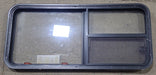 Used Black Radius Emergency Opening Window : 47 1/2" W x 21 1/4" H x 1 7/8" D - Young Farts RV Parts