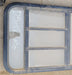 Used Black Radius Emergency Opening Window : 48 x 23 x 2" D - Young Farts RV Parts