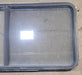 Used Black Radius Emergency Opening Window : 55 1/4" W x 25 1/2" H x 1 7/8" - Young Farts RV Parts