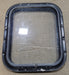 Used Black Radius Non-Opening Window : 16 3/4" W X 19 3/4" H X 1 1/2" D - Young Farts RV Parts